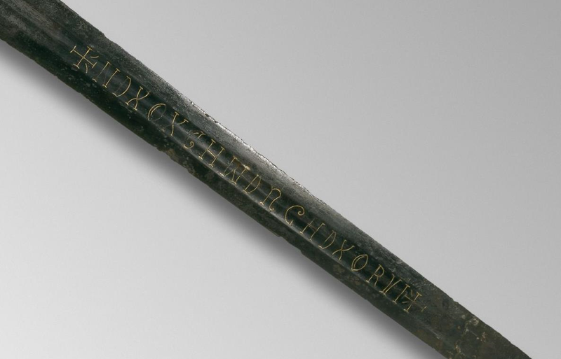 Illustration for article titled Can You Help Decode The Unknown Language On This 750-Year-Old Sword?